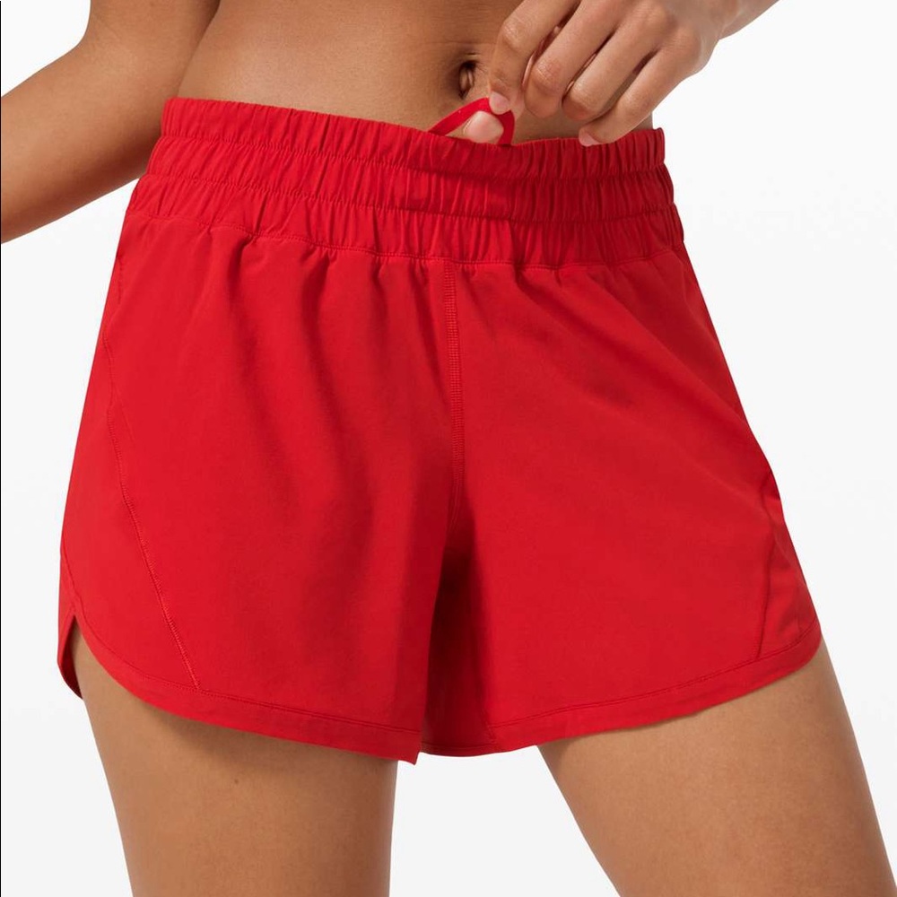 Lululemon Dark Red Track That Short